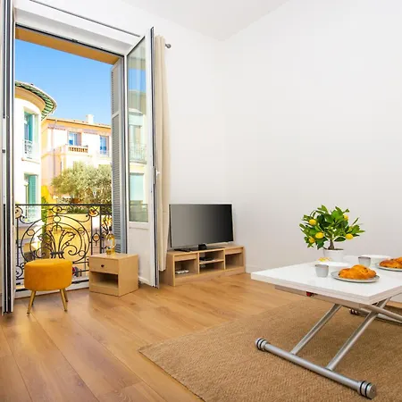 Guyau - Agreable 3 Pieces-carre D'or Menton-plage 1 Minute * مينتون